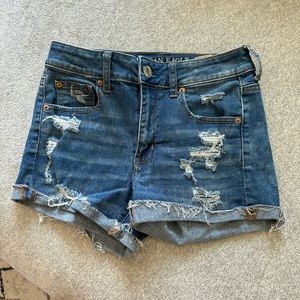 American eagle jean shorts
